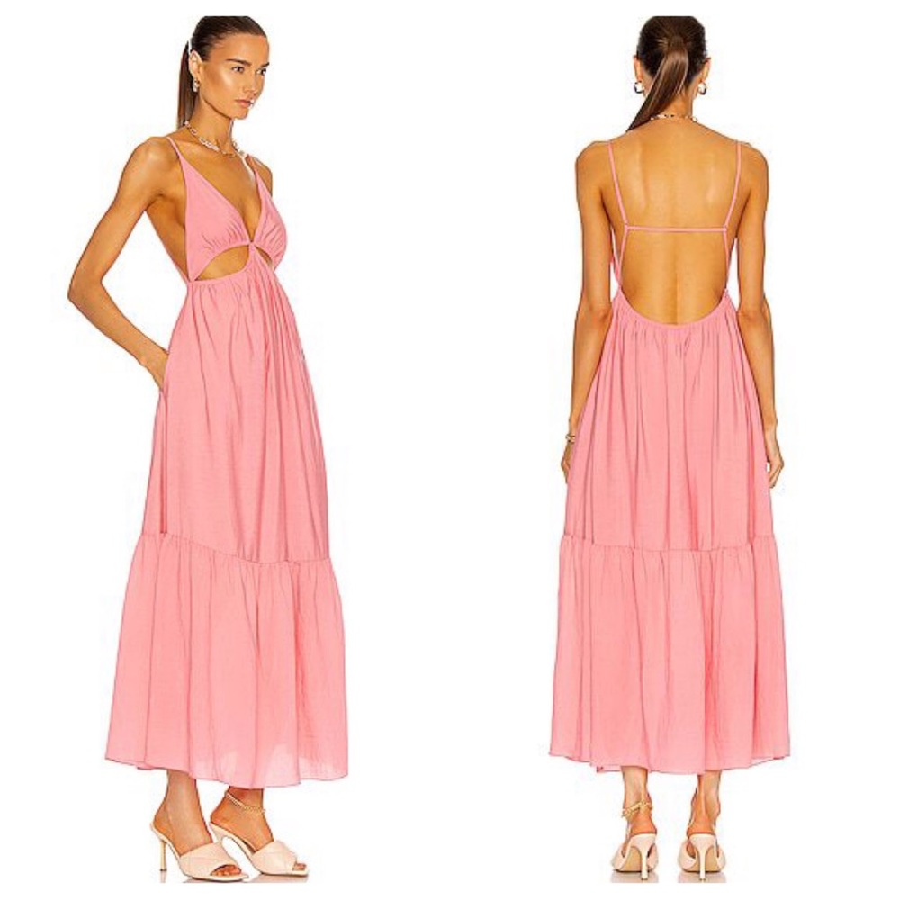 JONATHAN SIMKHAI Calliope Cut Out Dress